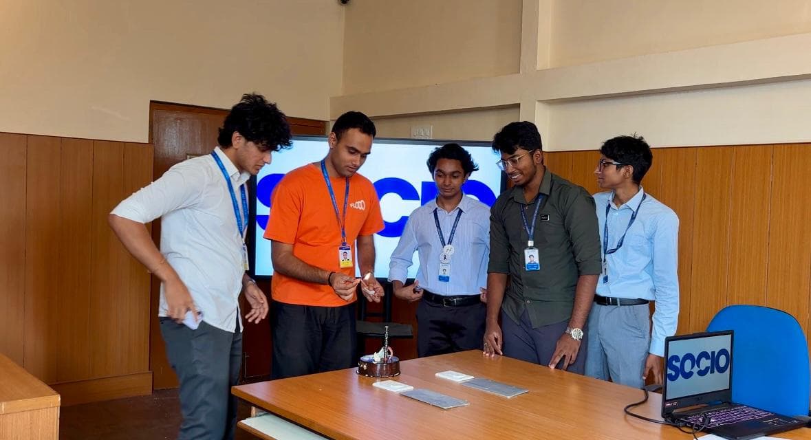 SOCIO team during the Module 11 celebration