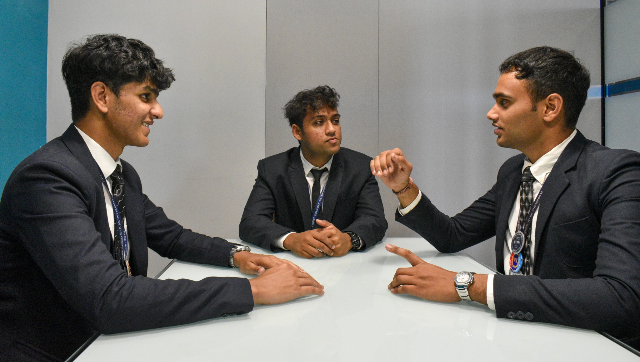 SOCIO Founders - Sachin Yadav, Surya Vamshi, and Meeth Shah